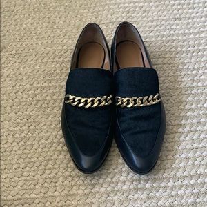 Calvin Klein Fanna Cow Hair Calf Loafers Size8